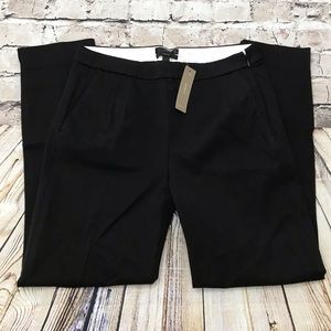 NWT J. Crew Black Martie Pants - Size 2